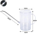 2L Watering Can with Long MouthPortable Flowers Gardening Tool for Indoor Outdoor Office Flower Bonsai House Plants Watering Pot