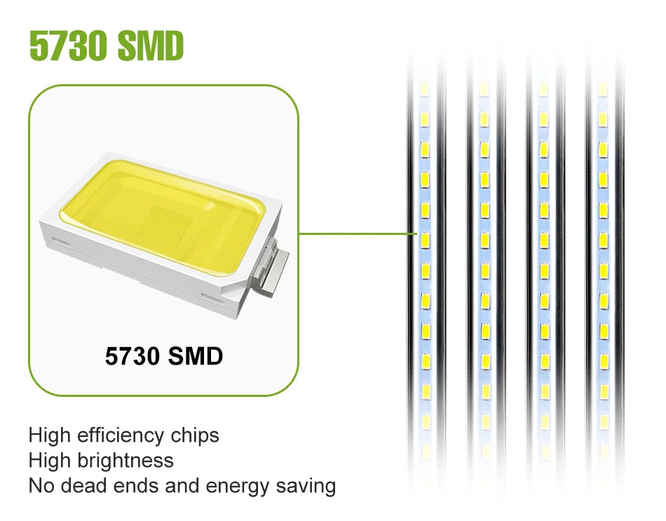LED Grow Light Plant Hydroponic Flower Seedling Vegetable Cultivation Timing Auto On/Off Dimmable For Indoor Growth Box USB DC5V