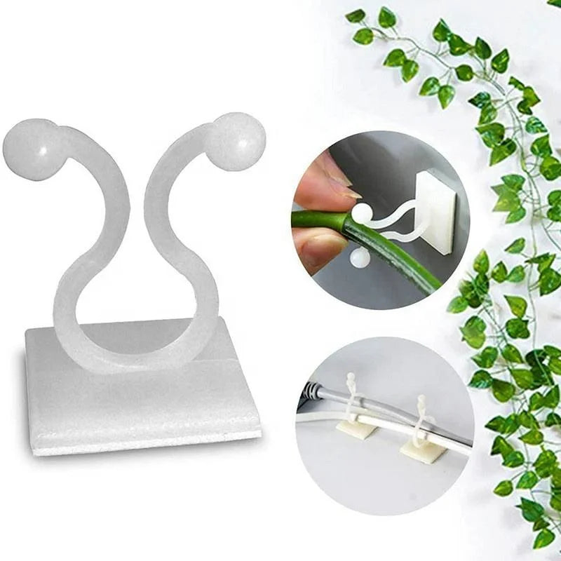 5/10/20/50Pcs Garden Accsesories Plant Garden Pots & Planters Climbing Wall Outdoor Decors Lamp Support for Plants Clip Vine