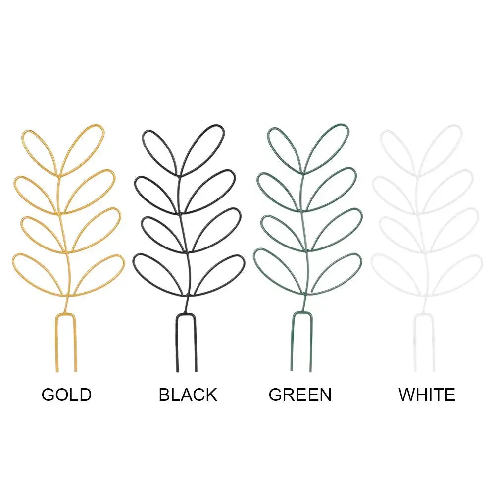 Creative Potted Ornament Home Decoration Plant Trellis Garden Arrangement Leaf Shape Bracket Vine Climbing Support