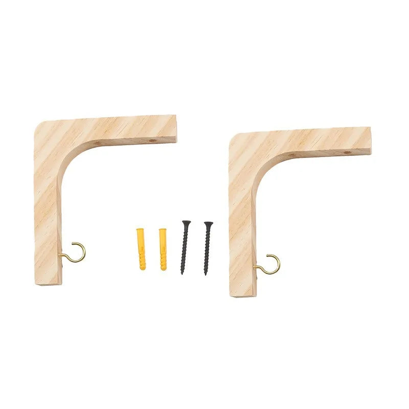 Wooden Plant Hanger Hook Wall Plant Hanger for Indoor Basket Hooks for Flower Baskets Pot Lanterns