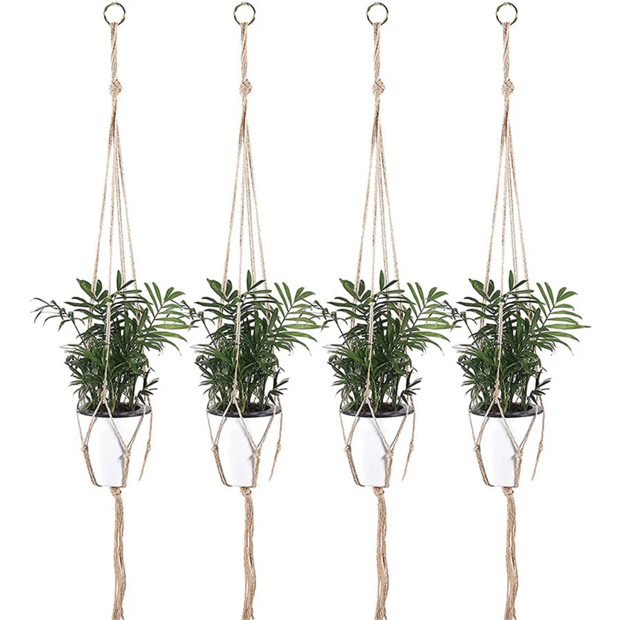 Plant Hanger Rope After Balcony Accessories Hanging Flowerbed Pot Garden Decorations Pots for Plants Suspension Flower Flowerpot