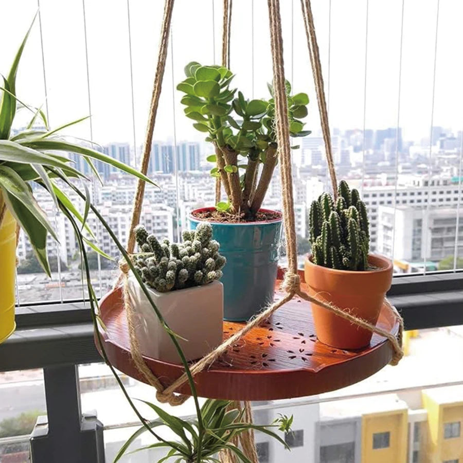 Plant Hanger Rope After Balcony Accessories Hanging Flowerbed Pot Garden Decorations Pots for Plants Suspension Flower Flowerpot