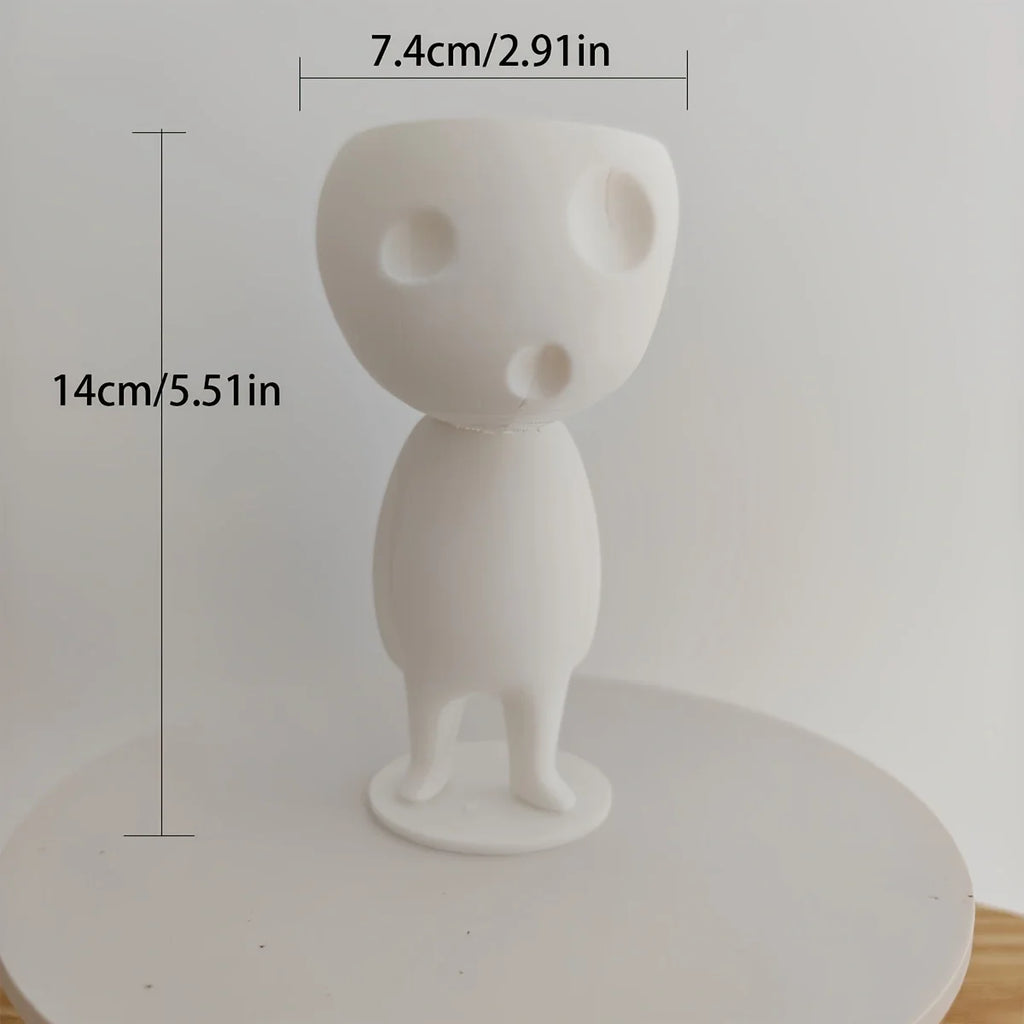 3D technology printing decorative ornaments, very creative and interesting succulent planting pots, creative succulent planting