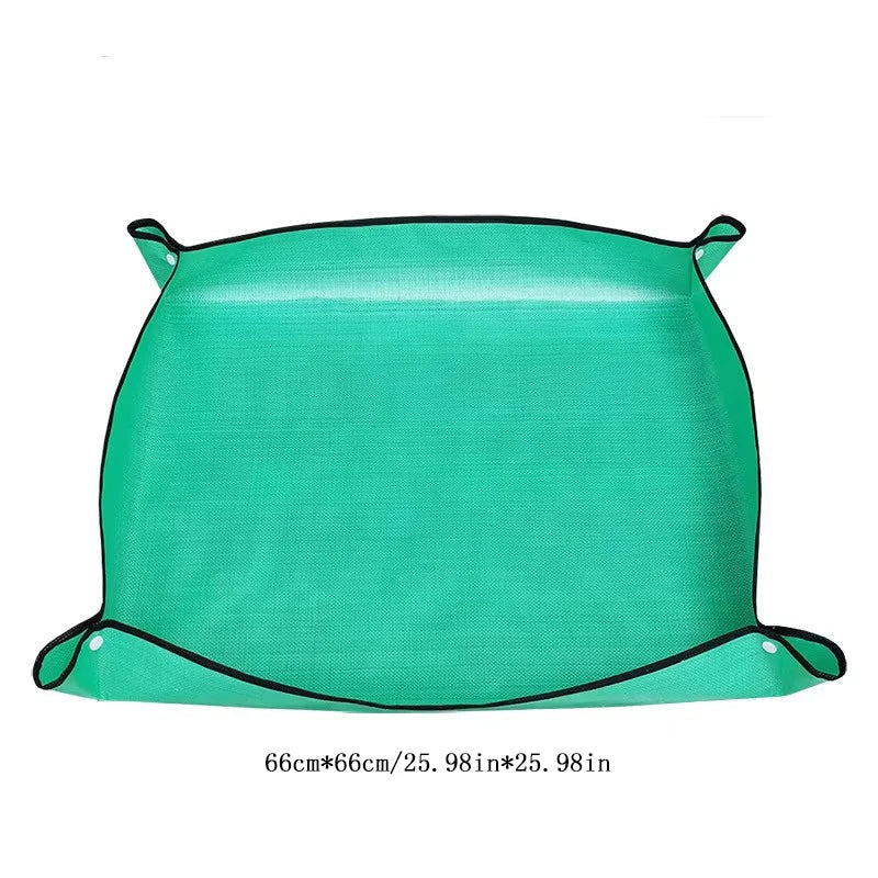 Flower Pots Transplanting Mats Gardening Planting Mat Pe Plant Repotting Mat Foldable Waterproof Gardening Potting Pad