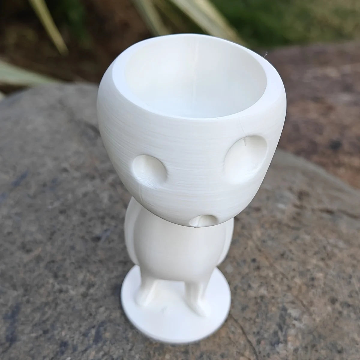 3D technology printing decorative ornaments, very creative and interesting succulent planting pots, creative succulent planting