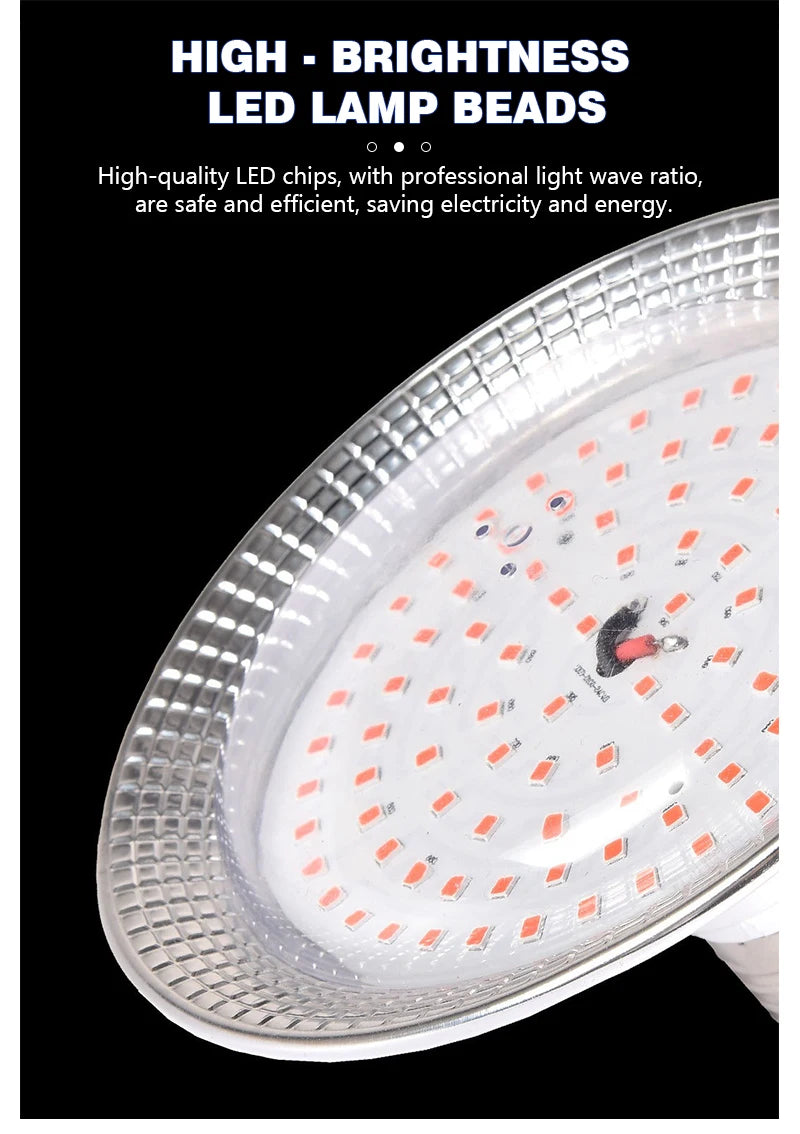 LED Grow Light 18W AC85-265V Full Spectrum E27 Sunlike Phytolamp Bulb Plants Flower Greenhouse Tent Hydroponic Plant Growth Lamp