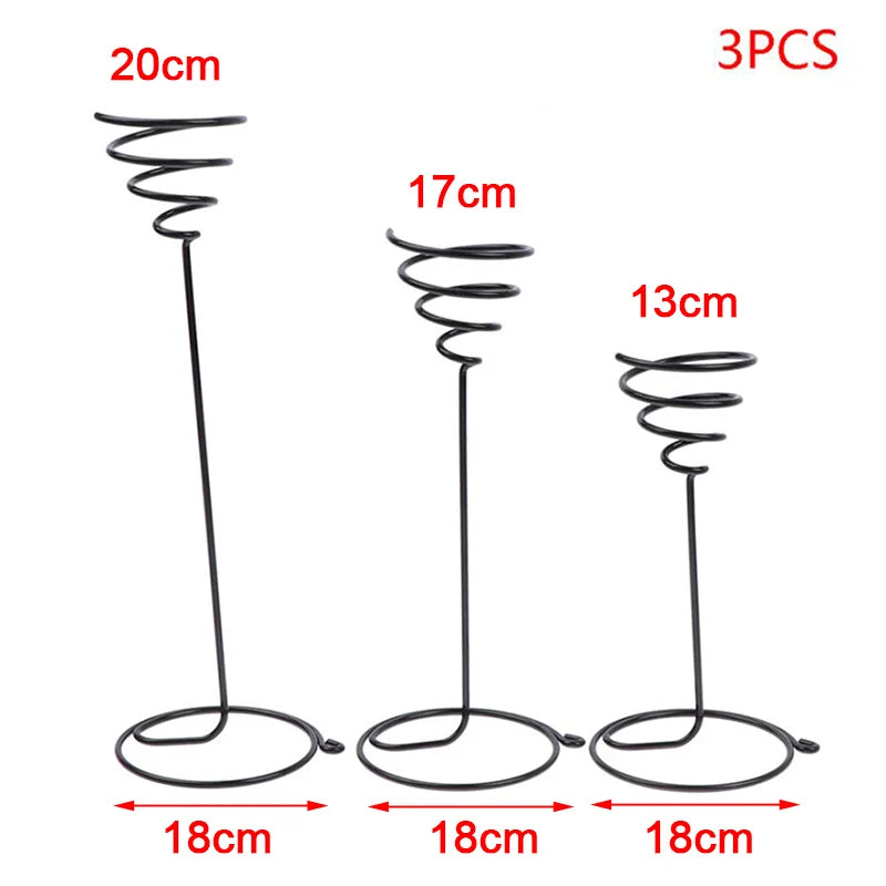 Air Plants Container Air Plant Holder Iron Flower Stand Tillandsia Holder For Displaying Home Office Desktop Decoration 3 Sizes