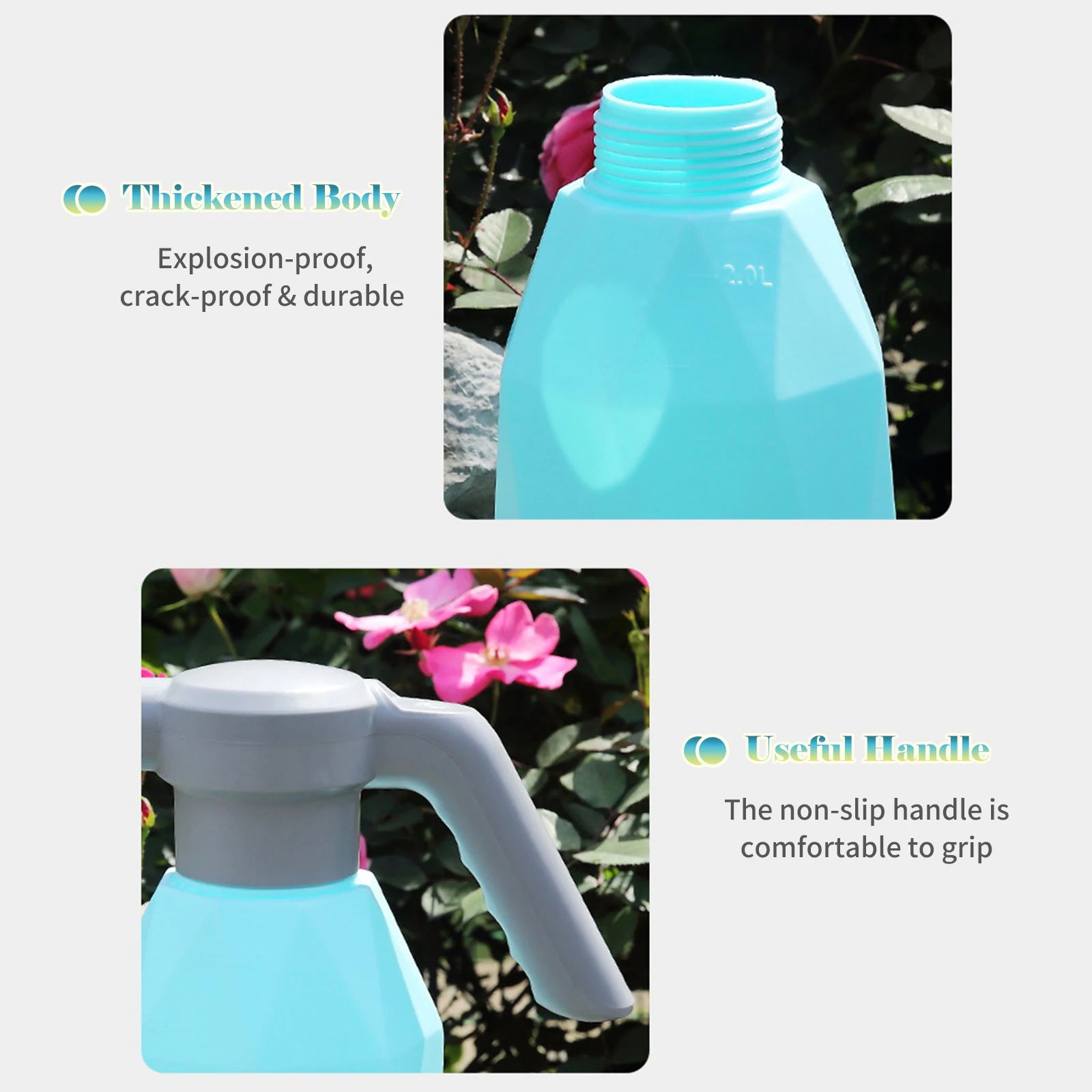 2L USB Handheld Automatic Garden Sprayer Electric Plant Mister Spray Bottle Watering Can Spritzer Adjustable Spout Plant Tools