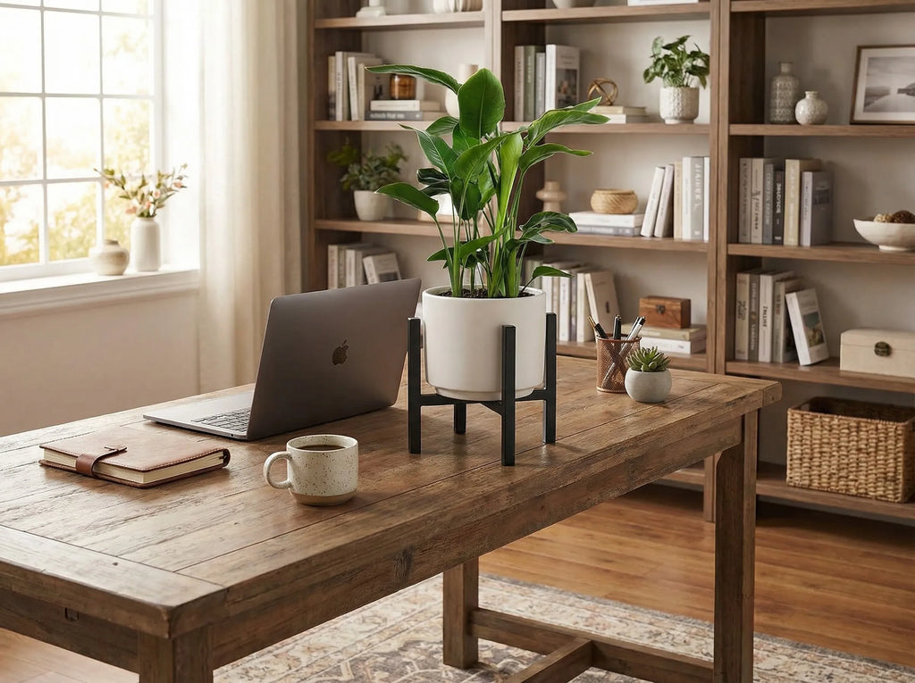 Indoor Plant Stands For Living Room Adjustable Metal Heavy Duty Outdoor Corner Stable Plant Holder Fits 8 to 12 Inches