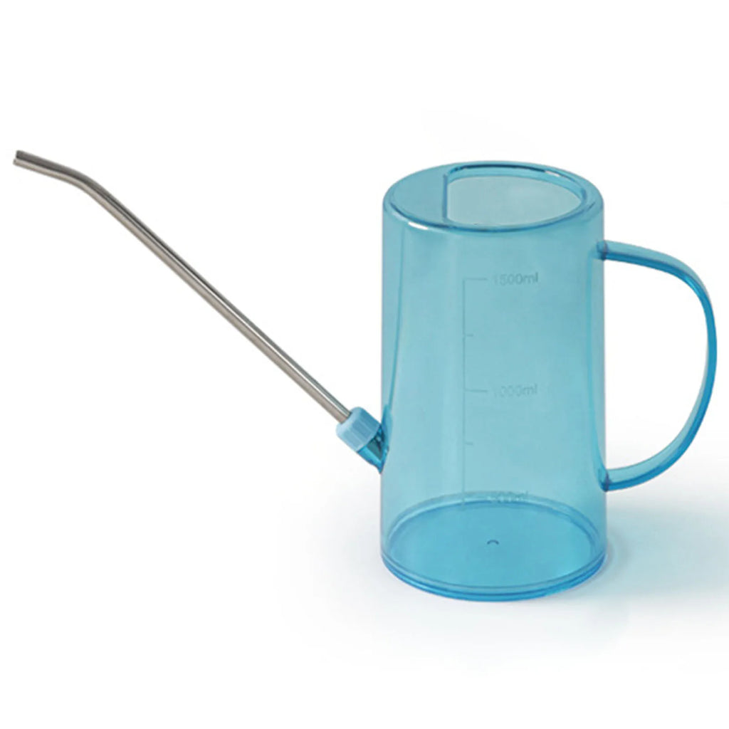 1L/1.5L Indoor Plants Watering Can Transparent Detachable Stainless Steel Long Spout Watering Can for Flower Pot Garden Tools