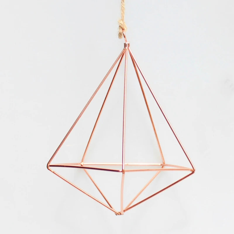Geometric Macrame Pot Pocket Wall Boho Courtyard Home Decor Gardening Green Plant Hanging Stand Air Plant Holder Home Decor