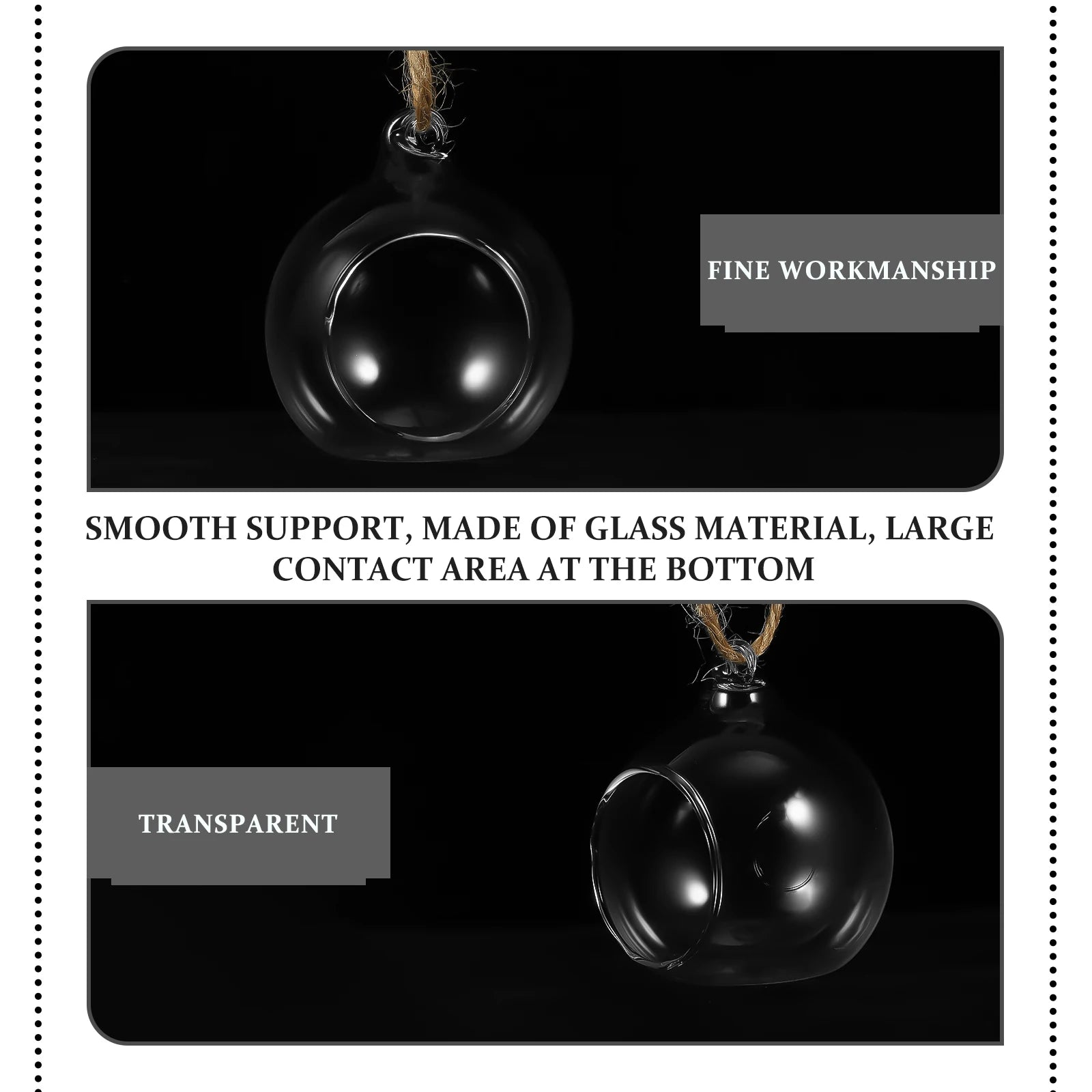 Hanging Glass Terrarium Globe Plant Air Holders Planter Holder Plants Vase Hydroponic Wall Globes Container Pot
