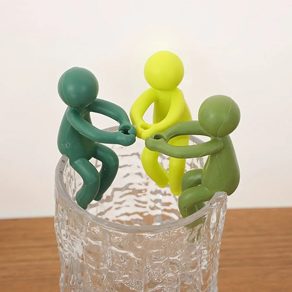 1-6 PCS Cute Plant Stand Plastic Plant Support Pile Greenhouse Arrangement Fixed Rod Indoor Flower Plant Vine Climbing Bracket