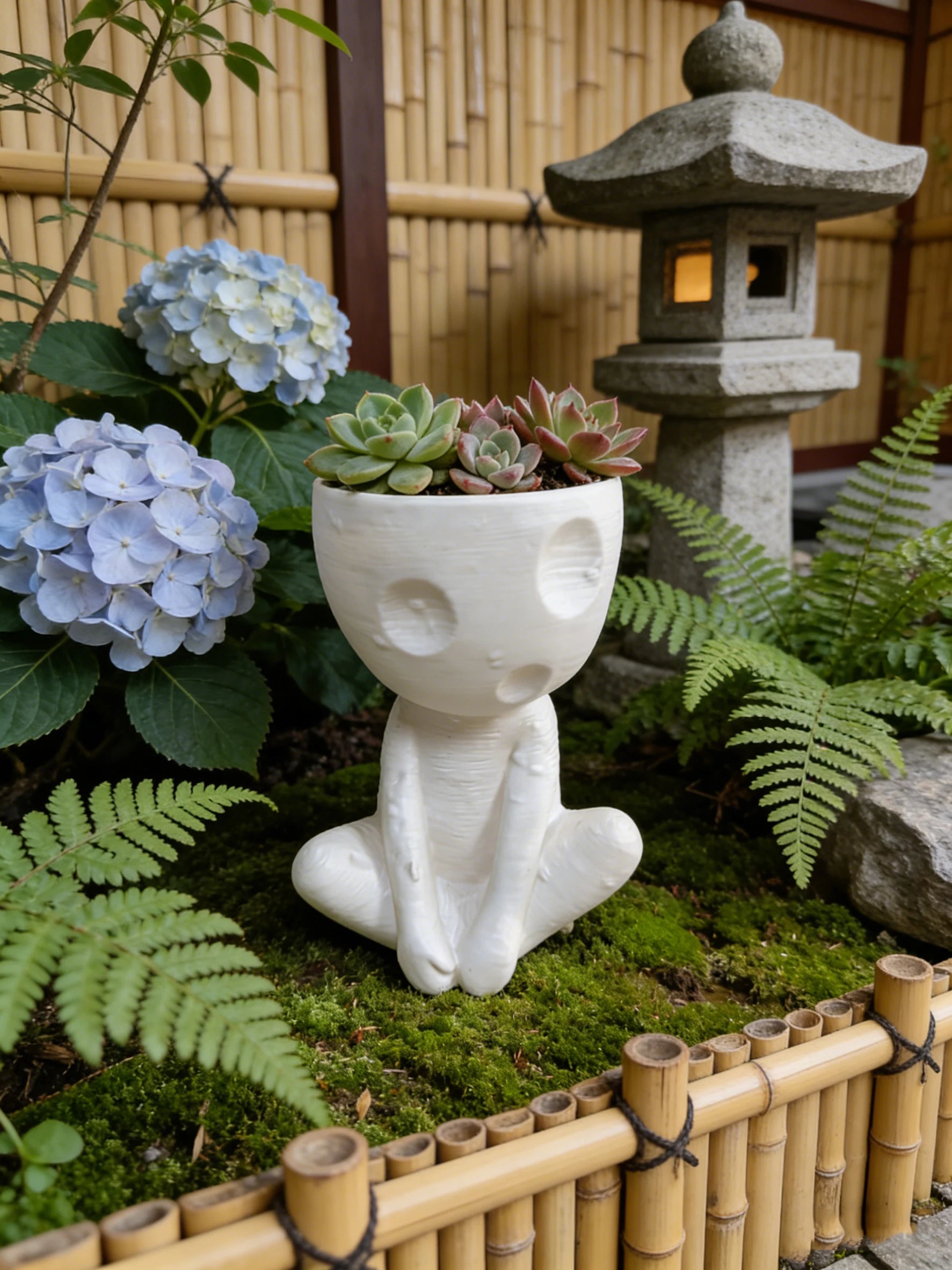 Creative Tree Elves Planter Pot Gardening Pot Small Plant Holder Plant Flower Pots for Indoor Plants Balcony Decoration Ornament