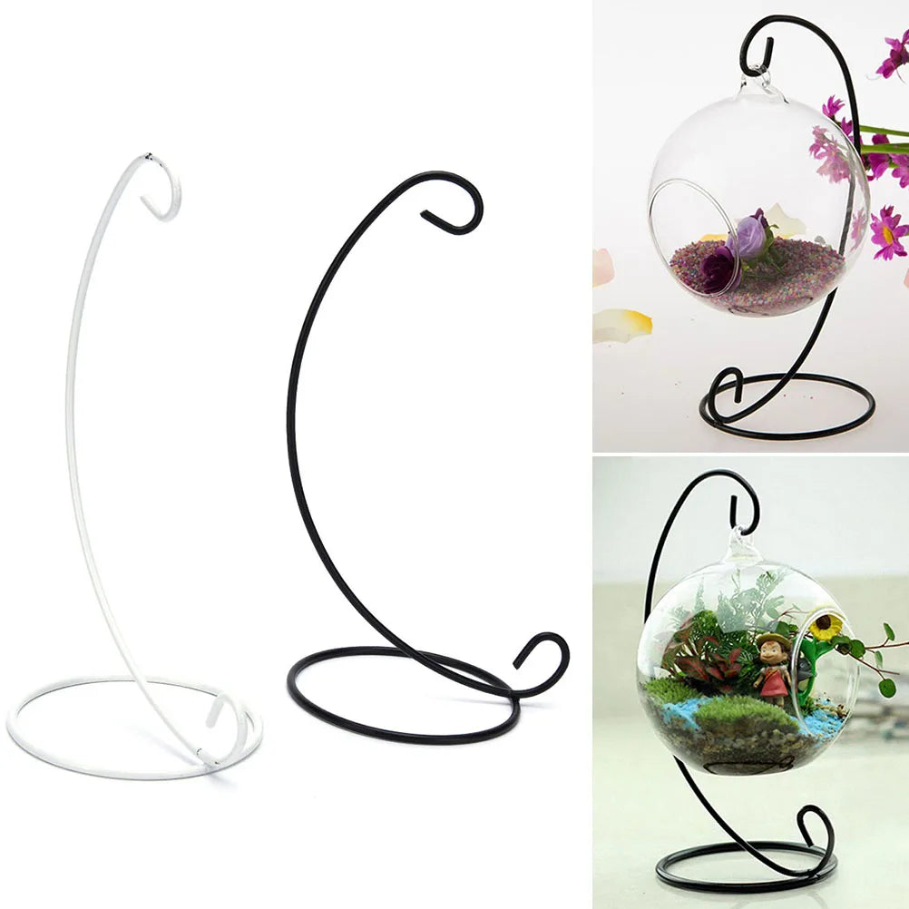 1PC Hanging Glass Vase Hanging Terrarium Plant Flower Clear Container Hanging Vase Indoor Home Decoration Creative