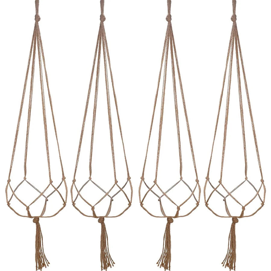 Plant Hanger Rope After Balcony Accessories Hanging Flowerbed Pot Garden Decorations Pots for Plants Suspension Flower Flowerpot