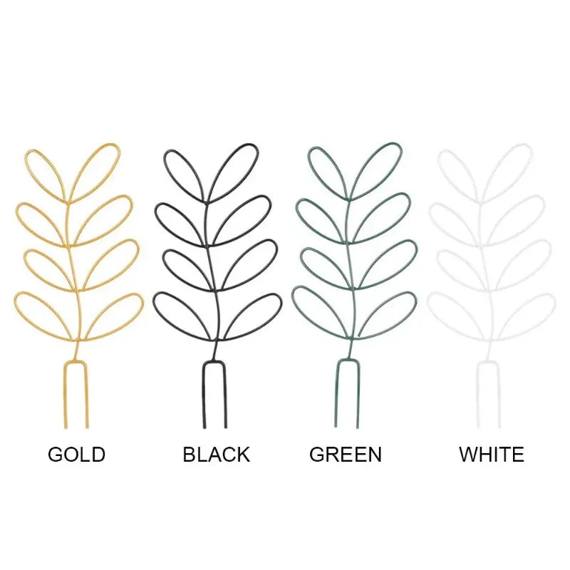 Creative Potted Ornament Home Decoration Plant Trellis Garden Arrangement Leaf Shape Bracket Vine Climbing Support