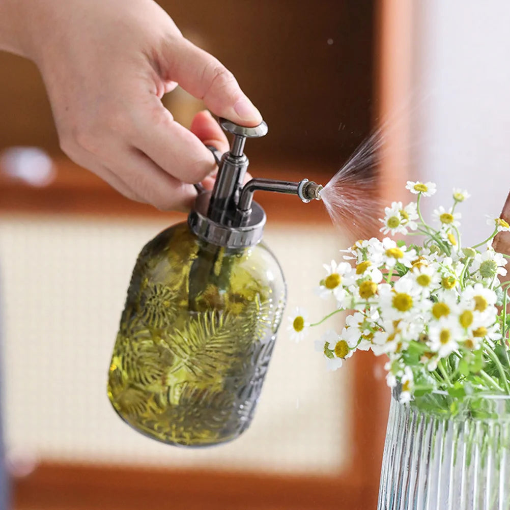 Glass Plant Mister Spray Bottle Vintage Plant Spritzer Watering Bottle Plants Watering Can  Gardening Home Sprinklers