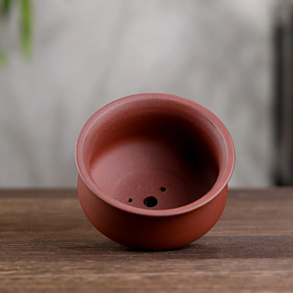 Purple Porcelain Ceramic Flower Pots Drain Hole With Vent Design Easy To For Indoor Outdoor Plants Desktop Bowl Bonsai Basin