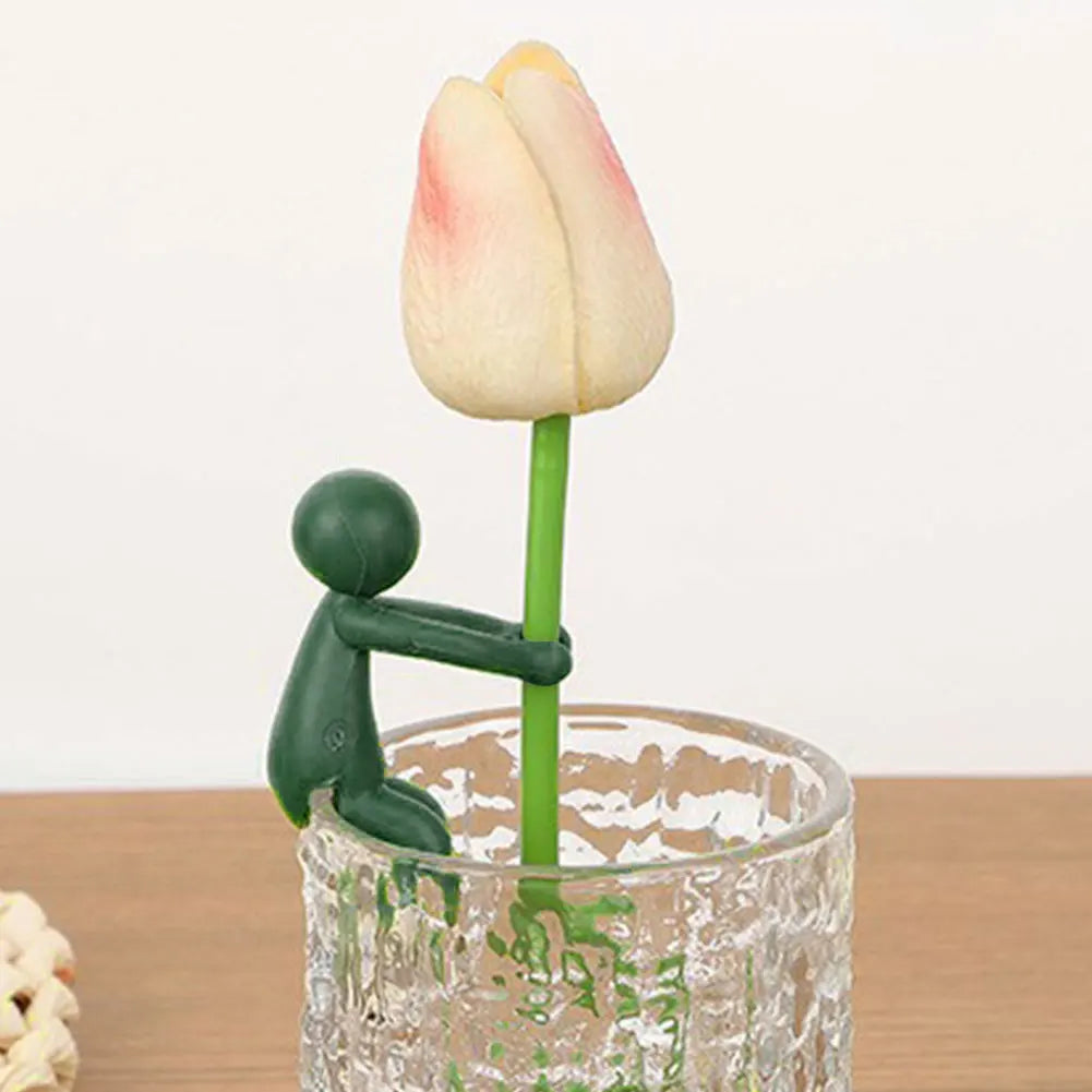1-6 PCS Cute Plant Stand Plastic Plant Support Pile Greenhouse Arrangement Fixed Rod Indoor Flower Plant Vine Climbing Bracket
