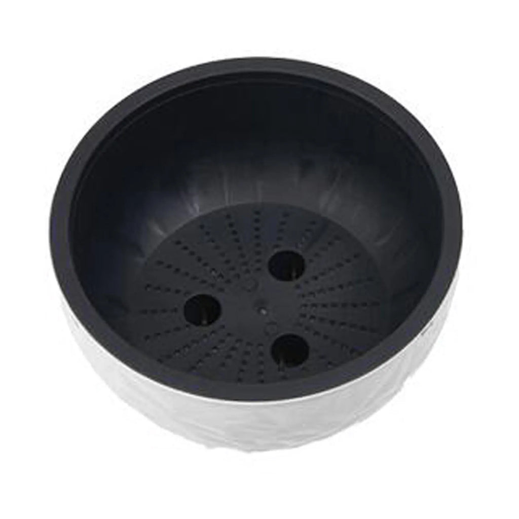 Hanging Planter Garden Flower Pots Hanging Planter Basket for Indoor Outdoor Plants with Drain Holes, White Plant Containers