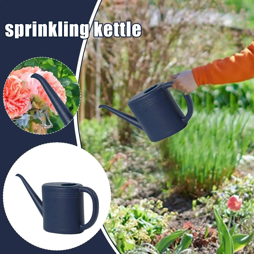 Plant Watering Can 1L Portable Watering Pot Household Transparent Watering Pot Garden Watering Pot Tool For Balcony Patio