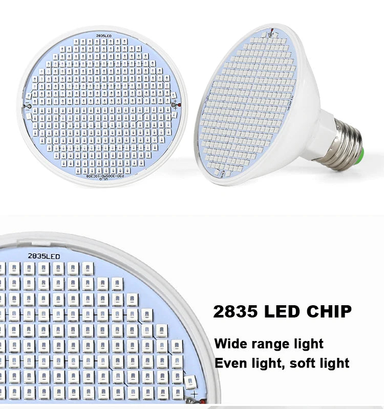 LED Plant Grow Light LED Lamp E27 Plant Lamp Fitolamp Full Spectrum Indoor Hydroponics Flower Seedling LED Spotlight Bulb