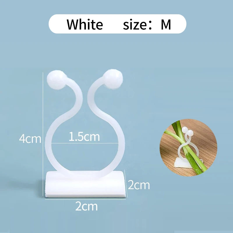 5/10/20/50Pcs Garden Accsesories Plant Garden Pots & Planters Climbing Wall Outdoor Decors Lamp Support for Plants Clip Vine