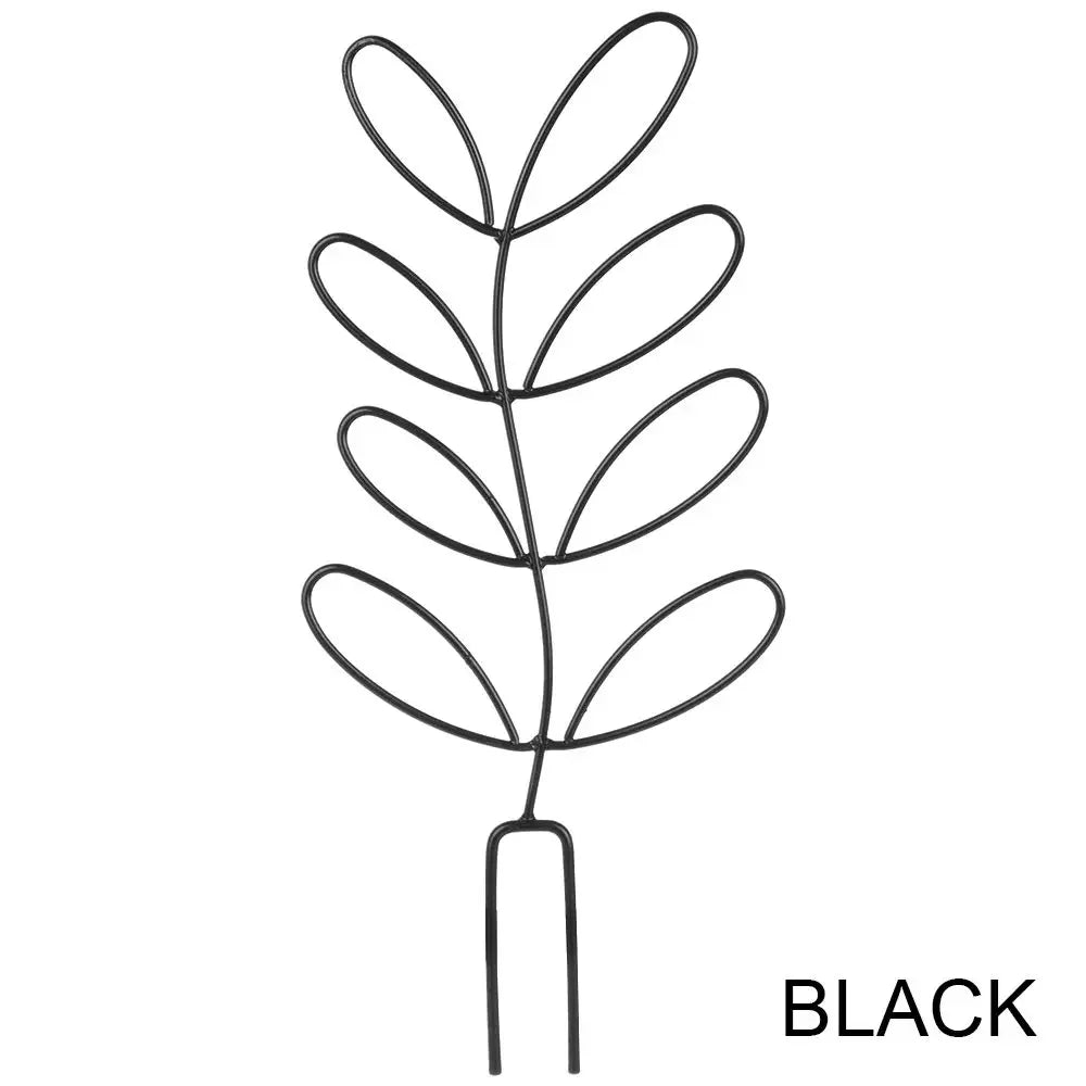 Creative Potted Ornament Home Decoration Plant Trellis Garden Arrangement Leaf Shape Bracket Vine Climbing Support