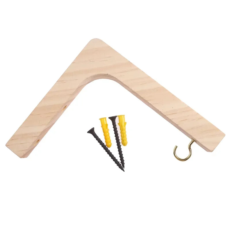 Wooden Plant Hanger Hook Wall Plant Hanger for Indoor Basket Hooks for Flower Baskets Pot Lanterns