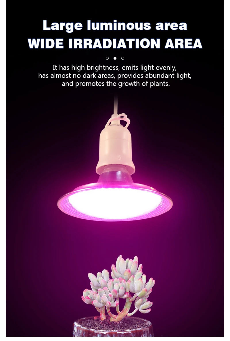 LED Grow Light 18W AC85-265V Full Spectrum E27 Sunlike Phytolamp Bulb Plants Flower Greenhouse Tent Hydroponic Plant Growth Lamp