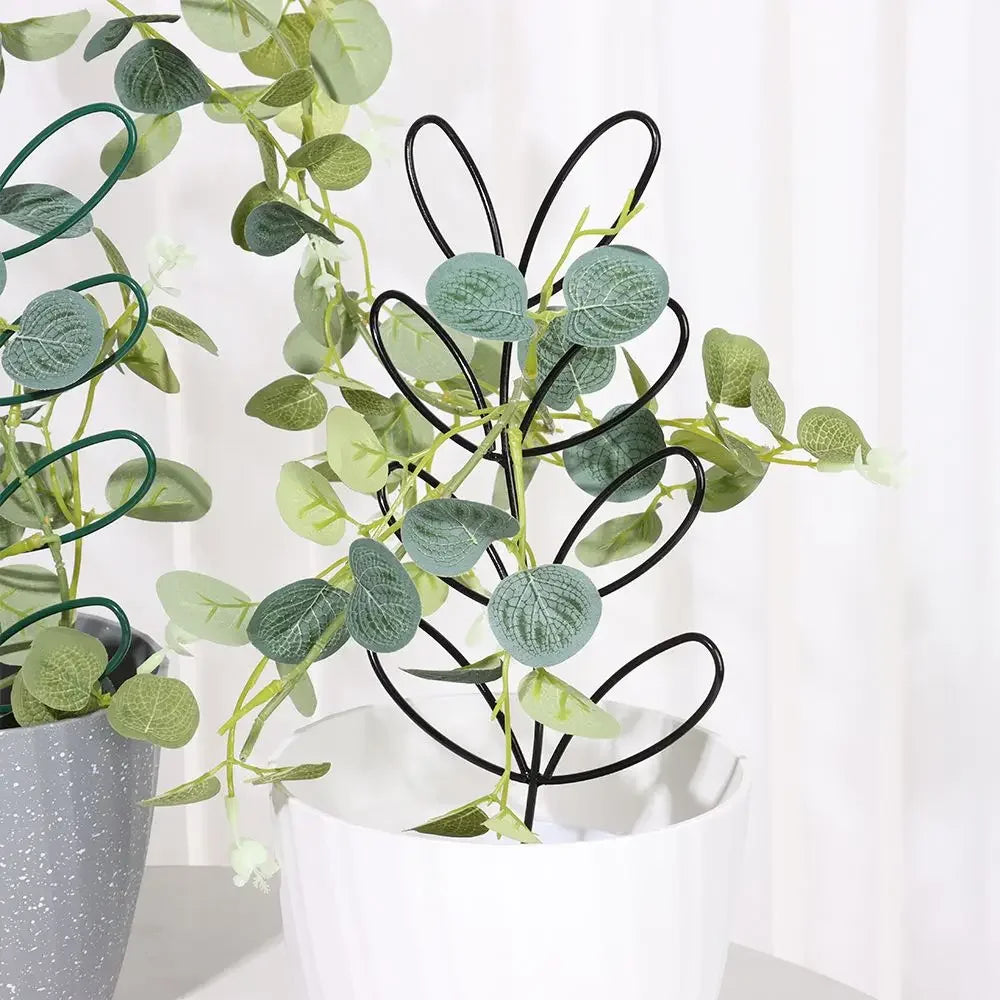 Creative Potted Ornament Home Decoration Plant Trellis Garden Arrangement Leaf Shape Bracket Vine Climbing Support