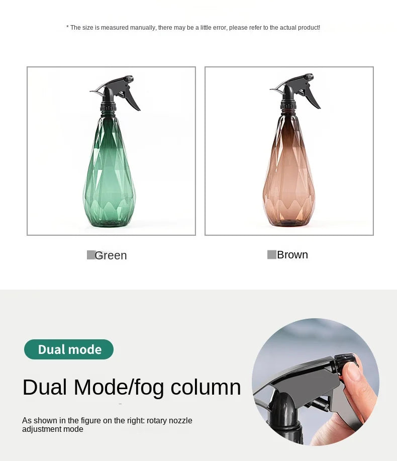 500/1000ml Sprayer Bottle Plant Flower Watering Cans Manual Mist Water Spray Pot Household Garden Watering Irrigation Tools