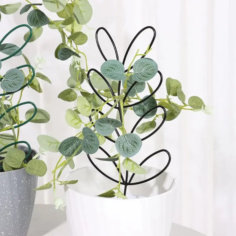 Creative Potted Ornament Home Decoration Plant Trellis Garden Arrangement Leaf Shape Bracket Vine Climbing Support