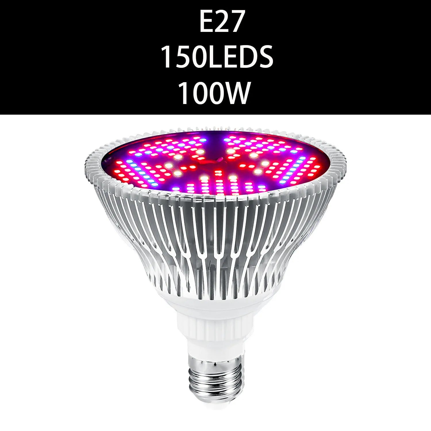 50/80/100/150W Phyto Lamp Full Spectrum LED Grow Light E27 Plant Lights Fitolamp For Indoor Seedlings Flower Grow Tent GrowBox