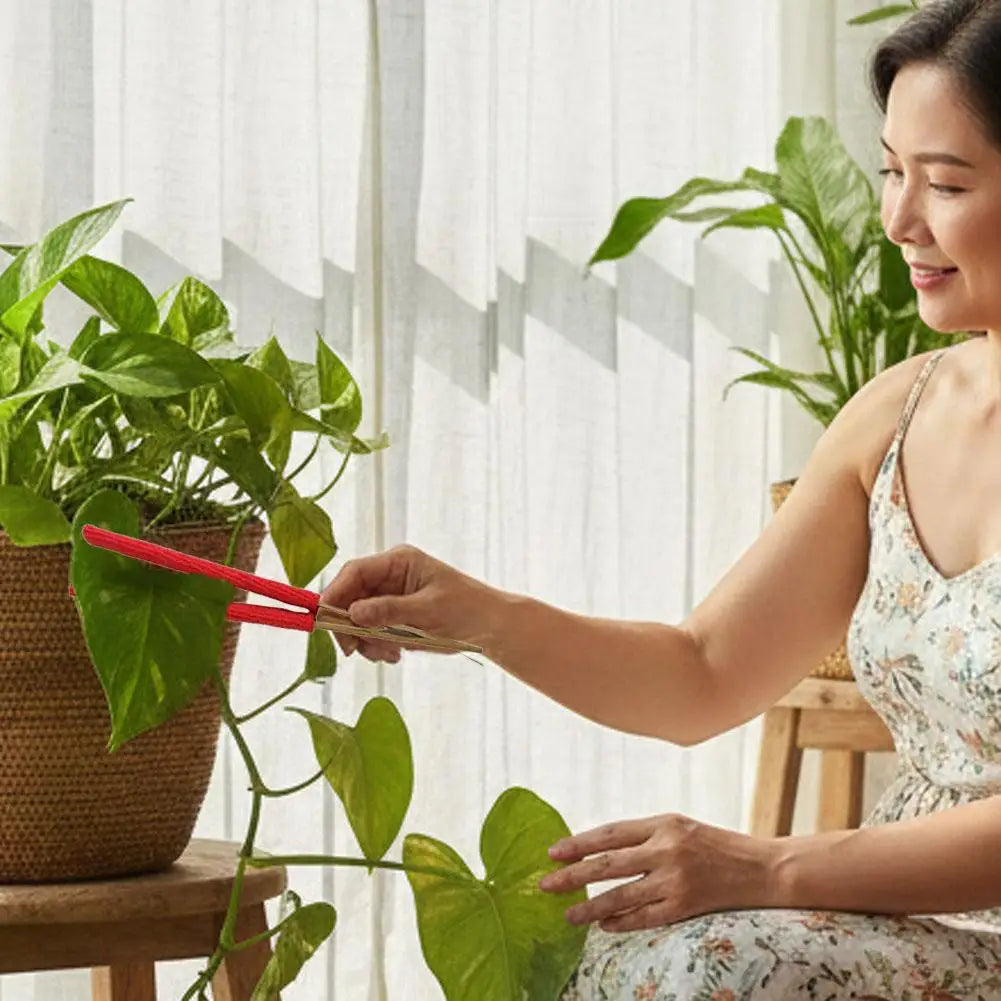 Indoor Plant Leaf Cleaner Kit with Detachable Microfiber Pads & Dusting Gloves, Reusable and Washable