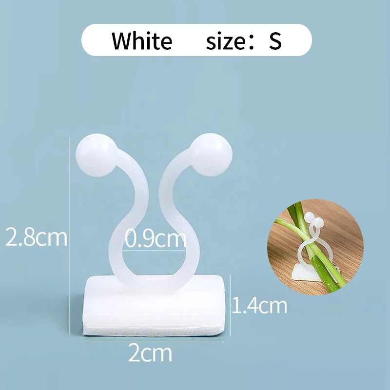 5/10/20/50Pcs Garden Accsesories Plant Garden Pots & Planters Climbing Wall Outdoor Decors Lamp Support for Plants Clip Vine