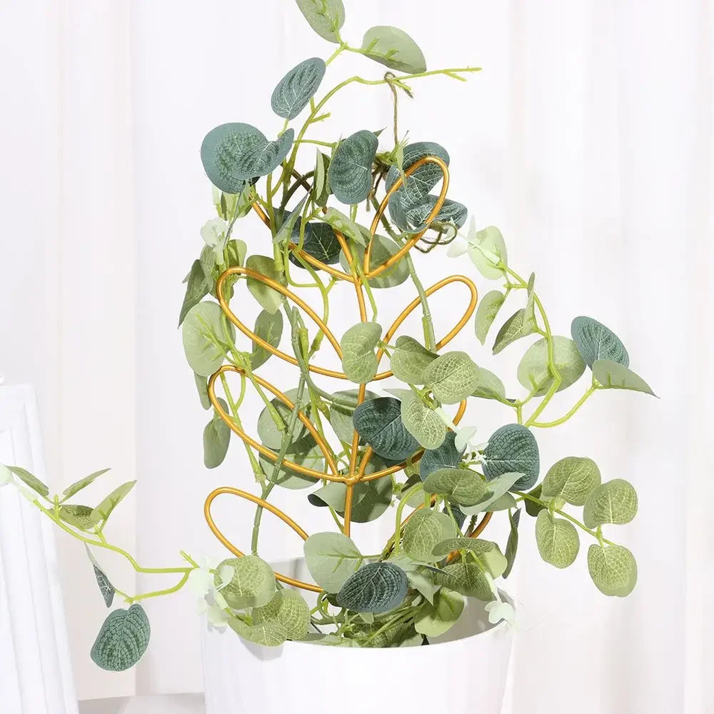 Creative Potted Ornament Home Decoration Plant Trellis Garden Arrangement Leaf Shape Bracket Vine Climbing Support