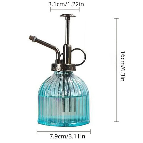 1PC 300Ml Plant Flower Glass Garden Waterer Mister Water Cans Spray Irrigation Needs Hairdressers Tools
