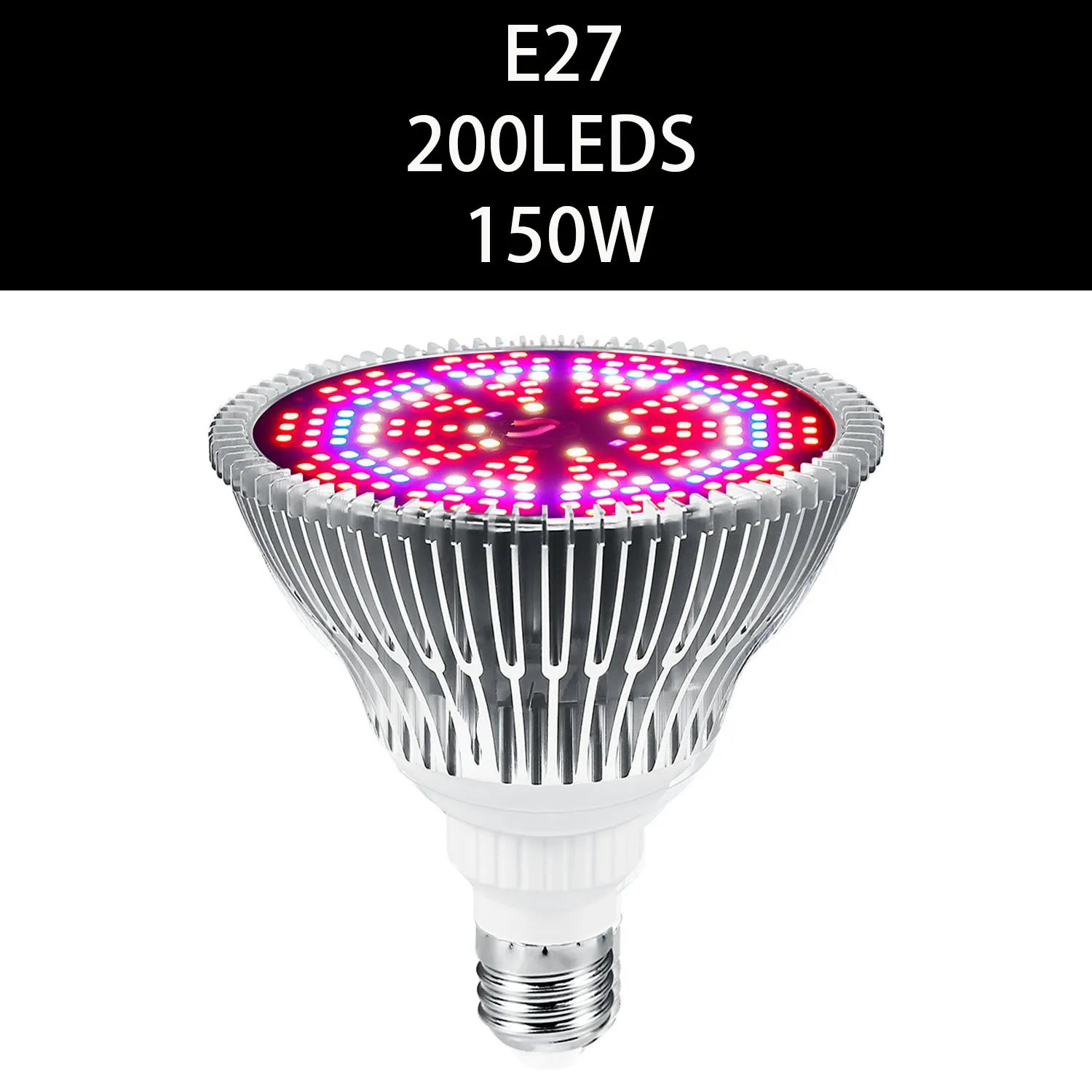 50/80/100/150W Phyto Lamp Full Spectrum LED Grow Light E27 Plant Lights Fitolamp For Indoor Seedlings Flower Grow Tent GrowBox