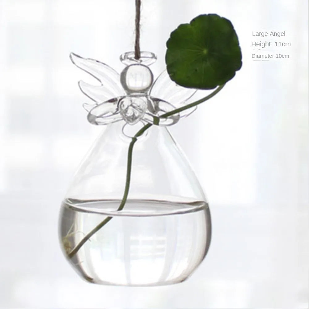 Creative Garden Hanging Glass Ball Vase Hydroponics Flower Plant Pot Terrarium Container Flower Plant Pot Garden Wedding Decor