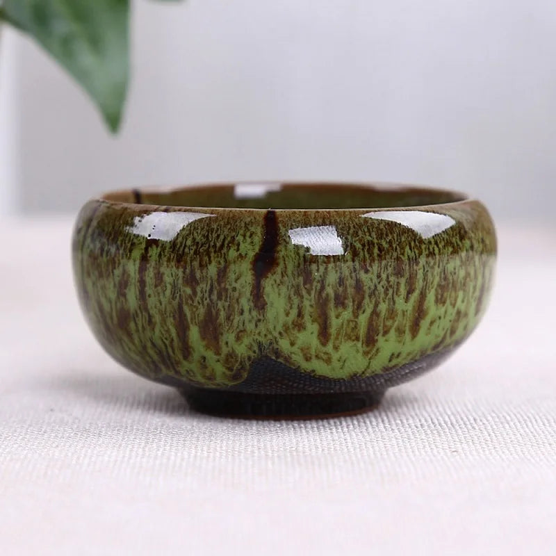 6pc Kiln-changed Flower Pot Bonsai Ceramic Pots For Plants Mini Succulent Plant Small Cactus Outdoor Container Modern Decorative