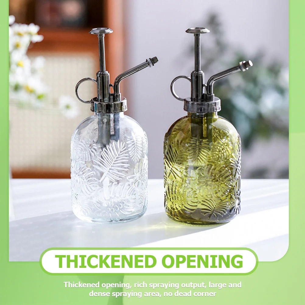 Glass Plant Mister Spray Bottle Vintage Plant Spritzer Watering Bottle Plants Watering Can  Gardening Home Sprinklers