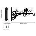 1pc Multifunctional Hanging Basket Plant Bracket Outdoor And Indoor, Plant Hook, Wall Mounted Lantern Hook, Garden Plant Flower