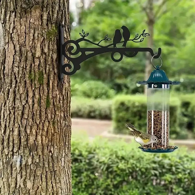 1pc Multifunctional Hanging Basket Plant Bracket Outdoor And Indoor, Plant Hook, Wall Mounted Lantern Hook, Garden Plant Flower