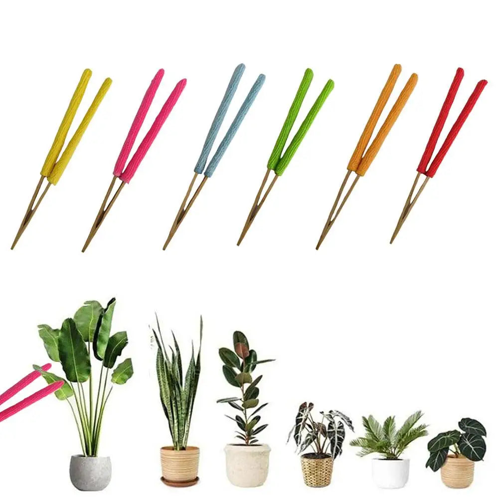 Indoor Plant Leaf Cleaner Kit with Detachable Microfiber Pads & Dusting Gloves, Reusable and Washable