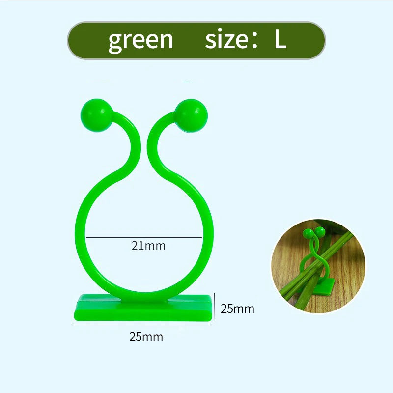 5/10/20/50Pcs Garden Accsesories Plant Garden Pots & Planters Climbing Wall Outdoor Decors Lamp Support for Plants Clip Vine