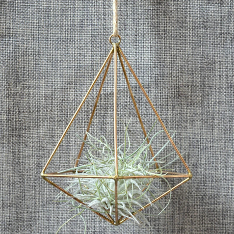 Geometric Macrame Pot Pocket Wall Boho Courtyard Home Decor Gardening Green Plant Hanging Stand Air Plant Holder Home Decor