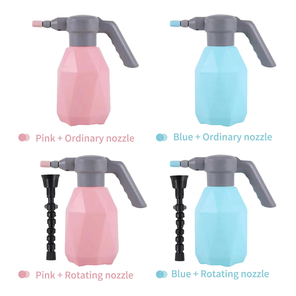 2L USB Handheld Automatic Garden Sprayer Electric Plant Mister Spray Bottle Watering Can Spritzer Adjustable Spout Plant Tools